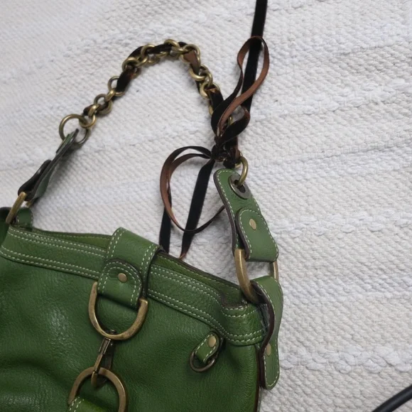 J crew Kelly green, vintage K2K handbag. Excellent condition. - Picture 4 of 11